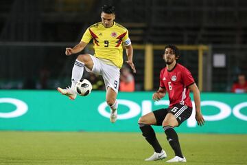 La Selección Colombia enfrentó a Egipto en el estadio Atleti Azurri d'Italia, cancha del Atalanta de Bérgamo, en partido preparatorio de cara al Mundial de Rusia 2018, en el que la 'tricolor' debutará el 19 de junio frente a Japón en Saransk.