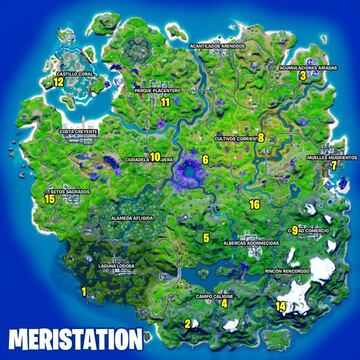 Ubicaciones de todos los personajes/NPC de la Temporada 8 de Fortnite Capítulo 2