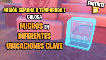 ¿Dónde colocar micros en diferentes ubicaciones clave en Fortnite?