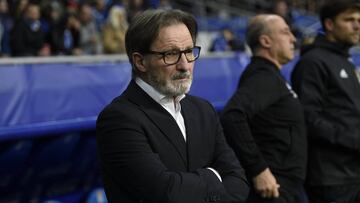Anquela, entrenador del Oviedo.