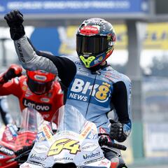 “Súper contento de compartir podio con mi compañero y mi ídolo”