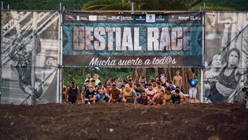 Salida de la carrera OCR Gran Canaria Bestial Race 2022.