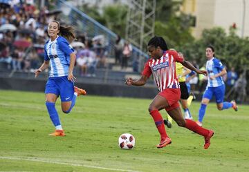 Ludmila da Silva in action against Málaga.