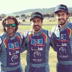 Alonso ganó la carrera de casa