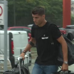 El Atlético de Madrid ya ha puesto rumbo a Lisboa