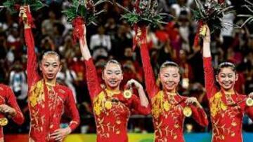 <b>HISTÓRICO. </b>Por primera vez China logra el doblete de oro chicos-chicas en unos Juegos Olímpicos.