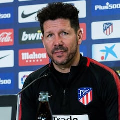Simeone: "No escuché a Zidane, pienso en crecer como equipo"