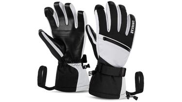 Disfruta esquiando con estos guantes de nieve compatibles con pantallas táctiles