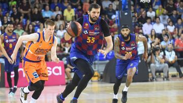 Mirotic, durante el partido