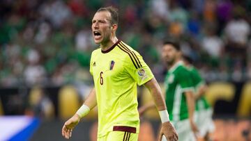Velázquez adelantó a la Selección de Venezuela ante México.