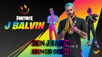 J Balvin en Fortnite: as&iacute; es su skin y su baile; fechas y c&oacute;mo conseguirlo