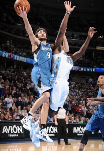 Ricky Rubio juega con los Minnesota Timberwolves desde el 2011.