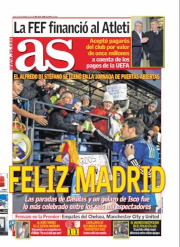 Las portadas de AS de diciembre