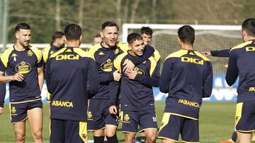 Entrenamiento Deportivo de La Coruña. Lucas Pérez Yeremay