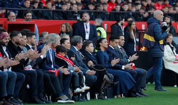 Jesús Navas y los invitados a su homenaje.