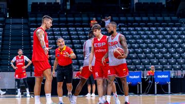 26/08/22 ENTRENAMIENTO DE LA SELECCION ESPA?OLA ESPA?A DE BALONCESTO Lorenzo Brown Scariolo
