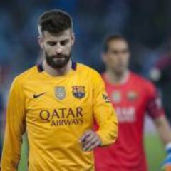 Piqué: "Un jugador titular 1 de 32 veces no merece respuesta"
