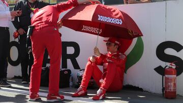 Formula One F1 - Azerbaijan Grand Prix - Baku City Circuit, Baku, Azerbaijan - April 28, 2019 Ferrari's Charles Leclerc before the race REUTERS/Anton Vaganov
