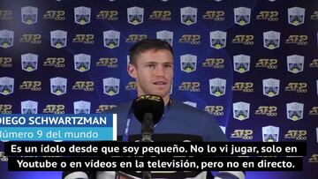 Schwartzman manda su apoyo a su ídolo, Maradona