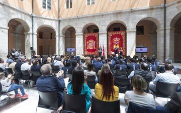 Un momento de la recepción en la Comunidad de Madrid. 
