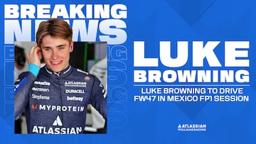 Sainz cede su Williams a Browning