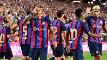 Aprobados y suspensos del Barcelona: Raphinha ilusiona y Lewandowski convence