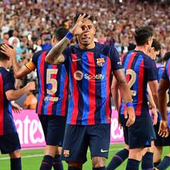 Aprobados y suspensos del Barcelona: Raphinha ilusiona y Lewandowski convence