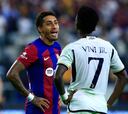Brasil se hace presente en el Real Madrid - Barcelona con Vinicius y Raphinha
