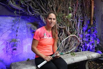 Samantha Terán, multimedallista en squash para México. En Barranquilla 2018 conquistó dos medallas, una de oro y una plata.