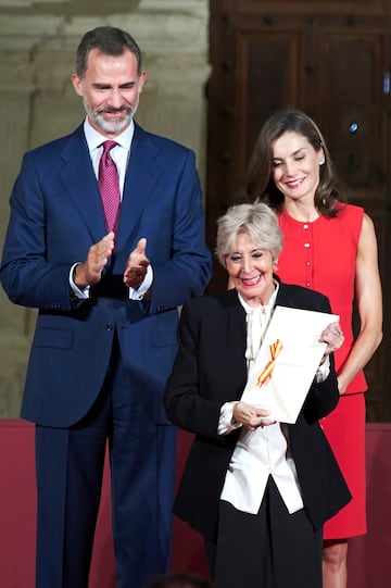La actriz recibió el Premio Nacional de Cultura 2017 de manos del rey Felipe VI en una bonita ceremonia de entrega en la Catedral de Santa María y San Julián de Cuenca. 
 