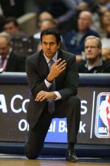 El entrenador de los Miami Heat Erik Spoelstra.