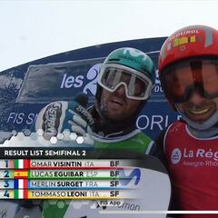 Lucas Eguibar, cuarto en la primera cita de la Copa del Mundo en Les Deux Alpes