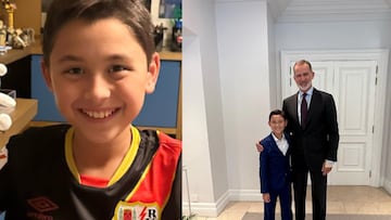 El príncipe Max, el primo futbolero de 11 años del rey Felipe VI