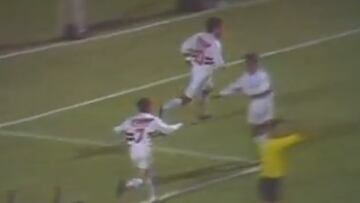 Este golazo de Sierra en Sao Paulo no lo habías visto: pocas veces hizo esto en su carrera