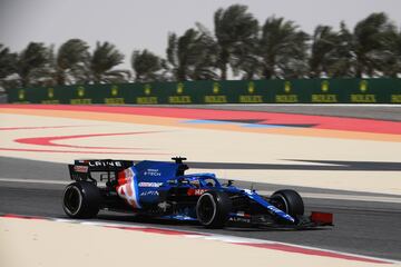 El debut de Alonso con el Alpine en im¨¢genes