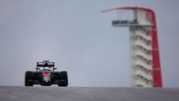 Alonso, en el Circuito de Austin.