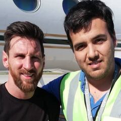 Messi, de vacaciones en Argentina con su espectacular avión privado