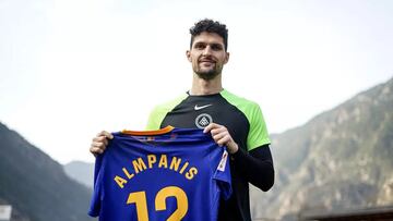 El Andorra le devuelve la ficha y el dorsal a Christos Almpanis
