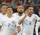 Chile 1 x 1: Isla coronó con un gol su correcta actuación