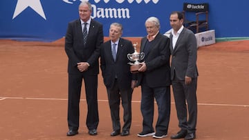 El Godó homenajea a Mulligan, campeón en 1967 y 1968