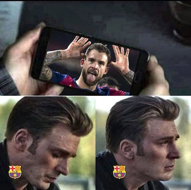 La derrota del Barcelona, protagonista de los mejores memes de las semifinales de Copa