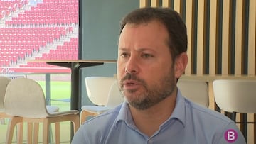 Pablo Ortells, director deportivo del RCD Mallorca en una entrevista en IB3.