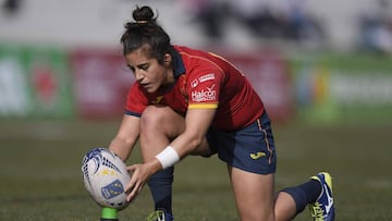 23/02/19 CAMPEONATO EUROPA RUGBY PARTIDO DE SEMIFINAL ENTRE SELECCION ESPA&Atilde;OLA ESPA&Atilde;A Y RUSIA 
 PATRICIA GARCIA RUGBY FEMENINO 
 PUBLICADA 24/02/19 NA MA43 1COL