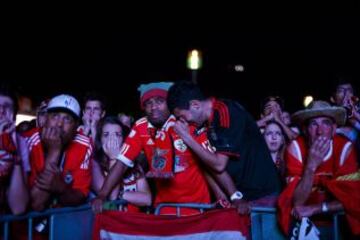 Las im¨¢genes del Sevilla-Benfica