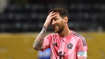 Lionel Messi lamenta la derrota del Inter Miami frente al PSG en el Mundial de Clubes 2025.