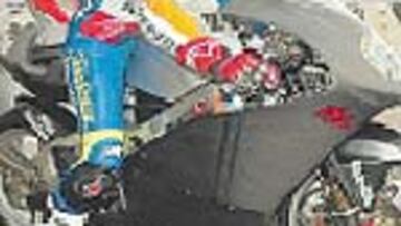 Toni Elías ya probó la Honda.