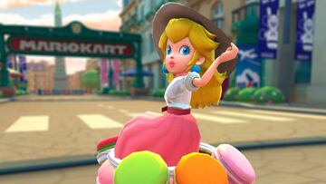 Mario Kart Tour lleva sus carreras a París junto a un nuevo traje para Peach