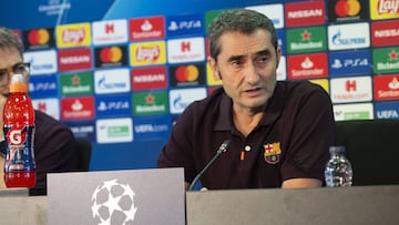 Ernesto Valverde, entrenador del Barcelona.