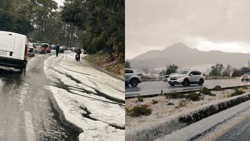 Granizo en carretera México-Cuernavaca: qué pasó, circulación y últimas noticias