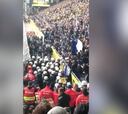 Graves incidentes entre los ultras del Hertha y la policía en el Signal Iduna Park